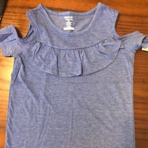 Girls size 8 off the shoulder top
